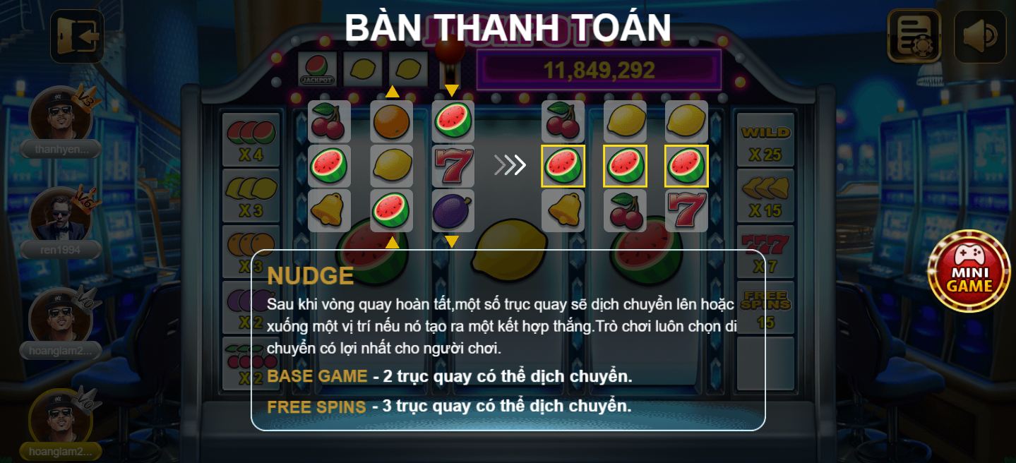 Classic Fruits 68 game bài có tỷ lệ trả thưởng khá cao so với các trò chơi khác